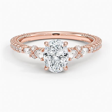Floral Cluster Diamond Ring