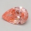 0.99 Ct. Fancy Vivid Pink Pear Lab Grown Diamond