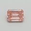 1.08 Ct. Fancy Vivid Pink Emerald Lab Grown Diamond