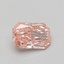 0.54 Ct. Fancy Vivid Pink Radiant Lab Grown Diamond
