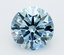 1.7 Ct. Fancy Vivid  Blue Round Lab Grown Diamond