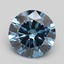 2.50 Ct. Fancy Vivid Blue Round Lab Grown Diamond