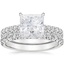 18KW Moissanite Sienna Diamond Bridal Set (7/8 ct. tw.), smalltop view