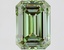2.65 Ct. Fancy Vivid Green Emerald Lab Grown Diamond