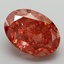 13.78 Ct. Fancy Vivid  Pink Oval Lab Grown Diamond