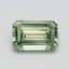 1.00 Ct. Fancy Vivid Pacific Green Emerald Lab Grown Diamond