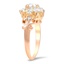The Kathlene Ring, smalltop view on a hand