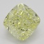 3.01 Ct. Fancy Yellow Cushion Diamond