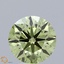 2.18 Ct. Fancy Vivid Green Round Lab Grown Diamond