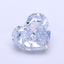 1.77 Ct. Fancy Intense  Blue Heart Lab Grown Diamond