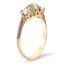 The Iliana Ring, smalltop view on a hand