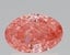 0.79 Ct. Fancy Vivid Pink Oval Lab Grown Diamond