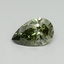 1.04 Ct. Fancy Vivid Green Pear Lab Grown Diamond
