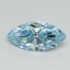 1.01 Ct. Fancy Vivid Blue Marquise Lab Grown Diamond