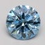 1.89 Ct. Fancy Intense Blue Round Lab Grown Diamond