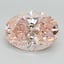 3.02 Ct. Fancy Intense Pink Oval Lab Grown Diamond