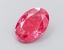 1.34 Ct. Fancy Vivid  Pink Oval Lab Grown Diamond