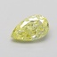 1.01 Ct. Fancy Intense None Yellow Pear Lab Grown Diamond