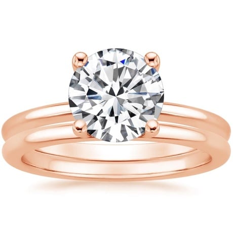 14K Rose Gold Perfect Fit Bridal Set