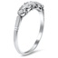 The Vail Ring, smalltop view on a hand