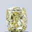 1.04 Ct. Fancy Intense Yellow Cushion Lab Grown Diamond