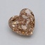 0.30 Ct. Light  Brown Heart Lab Grown Diamond