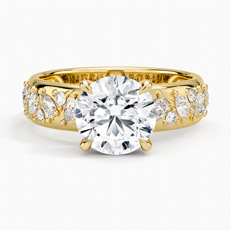 Mosaic Olivetta Three-Quarter Coverage Diamond Ring