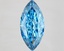 5.34 Ct. Fancy Vivid Blue Marquise Lab Grown Diamond