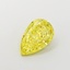 4.08 Ct. Fancy Vivid Yellow Pear Lab Grown Diamond