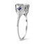 The Zondra Ring, smalltop view on a hand