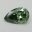 0.75 Ct. Fancy Vivid Green Pear Lab Grown Diamond