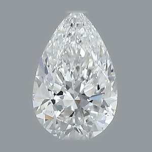 Pear diamond — real photo
