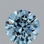 1.42 Ct. Fancy Vivid Blue Round Lab Grown Diamond