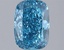 2.01 Ct. Fancy Vivid  Blue Cushion Lab Grown Diamond