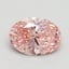 2.12 Ct. Fancy Intense Pink Oval Lab Grown Diamond