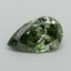 1.51 Ct. Fancy Vivid Green Pear Lab Grown Diamond