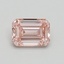 0.55 Ct. Fancy Intense Pink Emerald Lab Grown Diamond