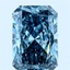 4.17 Ct. Fancy Vivid Greenish Blue Radiant Lab Grown Diamond