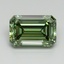 2.92 Ct. Fancy Vivid Pacific Green Emerald Lab Grown Diamond