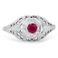 Edwardian Ruby Vintage Ring