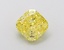 1.09 Ct. Fancy Vivid  Yellow Cushion Lab Grown Diamond
