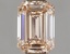 1.03 Ct. Fancy Light Pinkish Orange Emerald Lab Grown Diamond