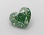 2.78 Ct. Fancy Vivid  Green Heart Lab Grown Diamond