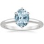 18K White Gold Esme 1.8mm Ring, smalltop view