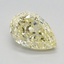 1.42 Ct. Fancy Intense Yellow Pear Lab Grown Diamond