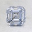1.12 Ct. Fancy Blue Asscher Lab Grown Diamond