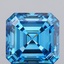 1.55 Ct. Fancy Vivid Blue Asscher Lab Grown Diamond