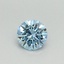 0.34 Ct. Fancy Vivid Blue Round Lab Grown Diamond