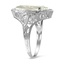 The Lavinie Ring, smalltop view on a hand