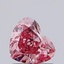 0.88 Ct. Fancy Vivid Pink Heart Lab Grown Diamond
